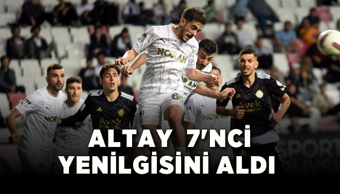 Altay: 0 - Manisa FK: 2